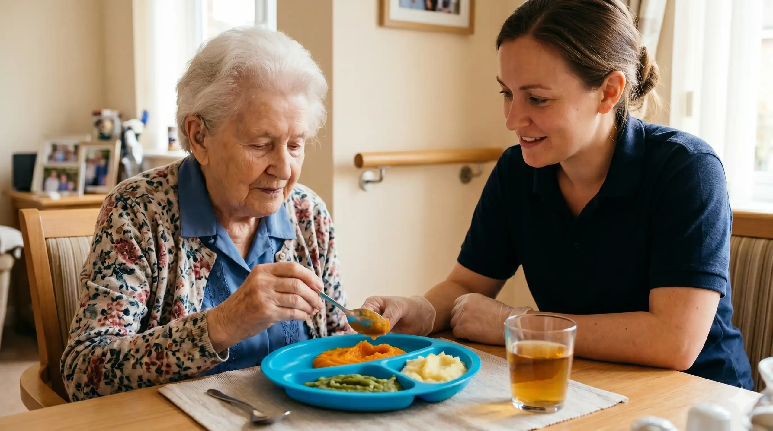 Dificuldade na Alimentação do Idoso com Alzheimer: Como Lidar com a Perda de Apetite e Engasgos